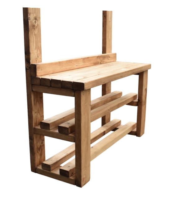 Coat and Shoe Rack with 9 Hooks