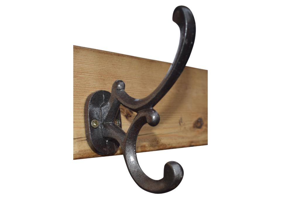 Coat and Shoe Rack With Shelf and 6 Hooks