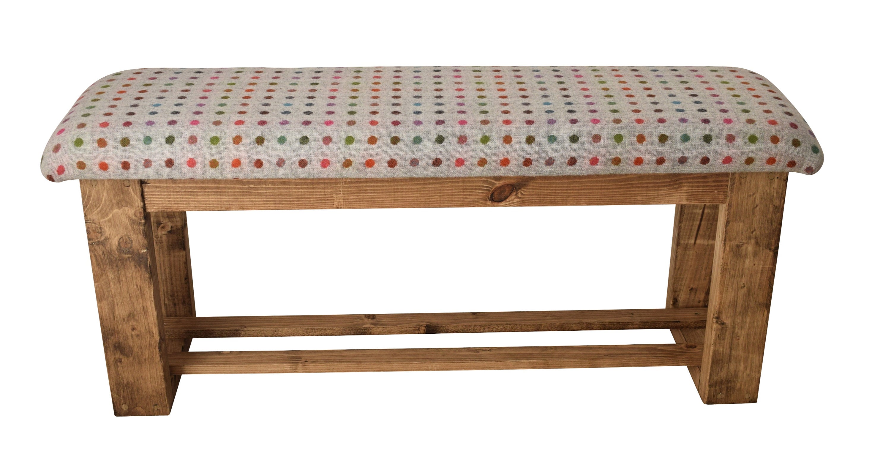 Hallway or Dining Table Bench - Multispot Grey (Abraham Moon)