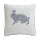 Rabbit Grey Cushion Cover By J.J. Textie