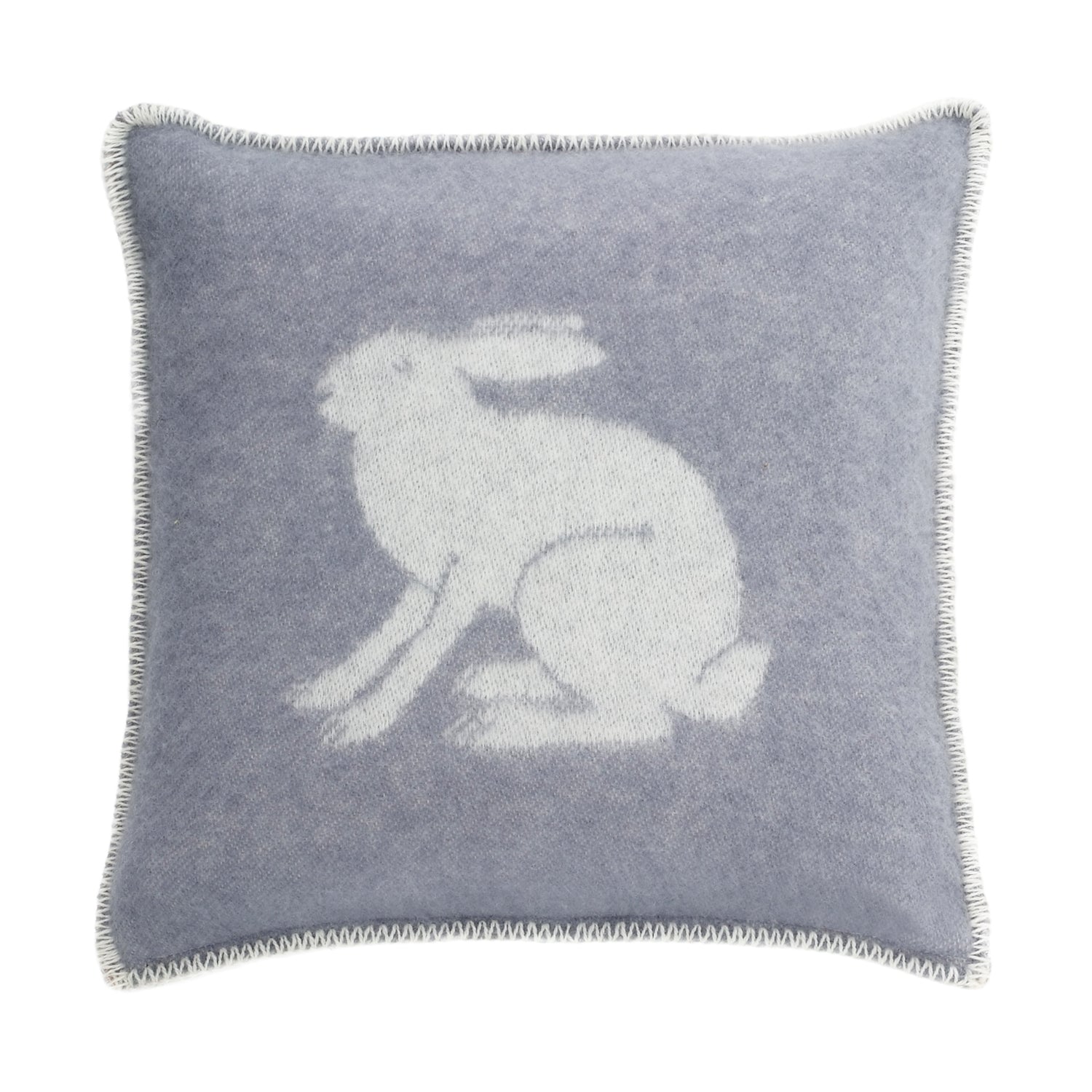 Rabbit Grey Cushion Cover By J.J. Textie