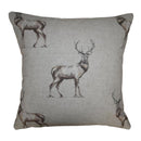 Stag Print Cushion (inc. feather inner)