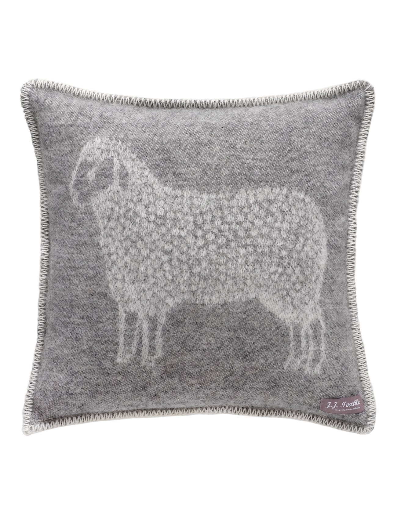 Sheep Cushion Cover By J.J. Textie