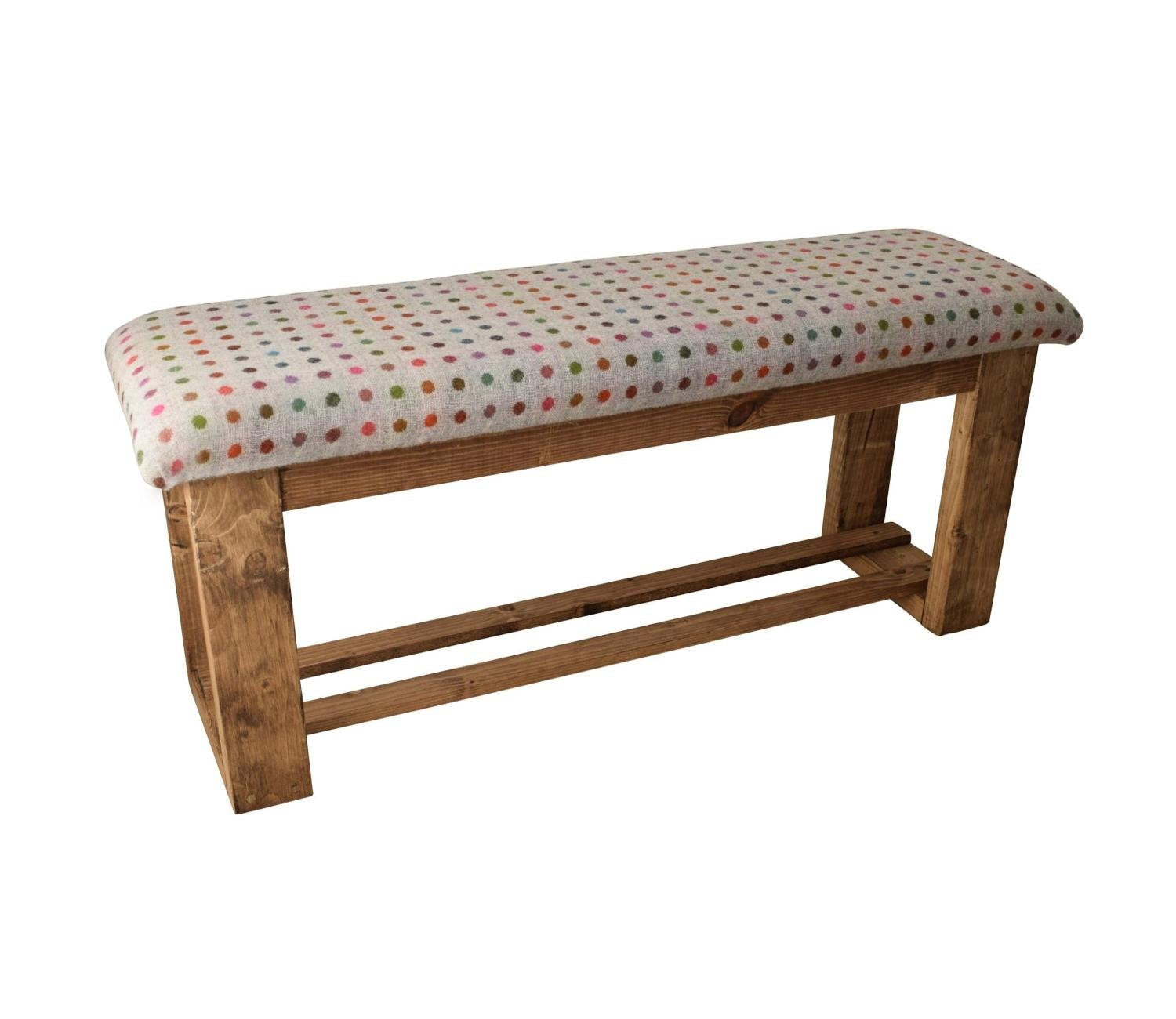 Hallway or Dining Table Bench - Multispot Grey (Abraham Moon)