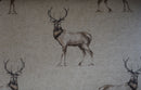 Hallway or Dining Table Bench - Stag Animal Fabric